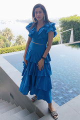 Blue Layered Co-ord Set